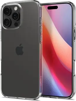 Spigen liquid Crystal for Apple iPhone 16 Pro Crystal clear