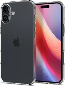 Spigen liquid Crystal for Apple iPhone 16 Crystal clear