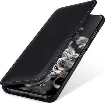 Stilgut Book Type Leather case Clip Nappa for Samsung Galaxy S20 Ultra black