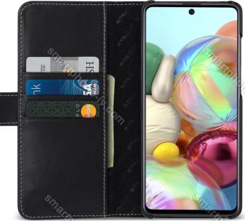 Stilgut Talis wallet case Nappa for Samsung Galaxy A71 black 