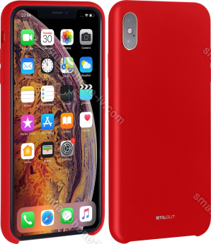 Stilgut liquid Silicone case for Apple iPhone XS Max red 