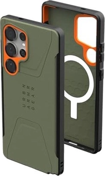 UAG Civilian case для Samsung Galaxy S25 Ultra olive/оранжевый