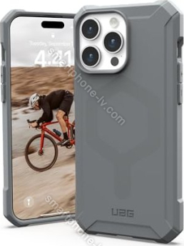 UAG Essential Armor case with MagSafe for Apple iPhone 15 Pro Max silver 