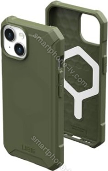 UAG Essential Armor case with MagSafe for Apple iPhone 15 Plus olive Drab 
