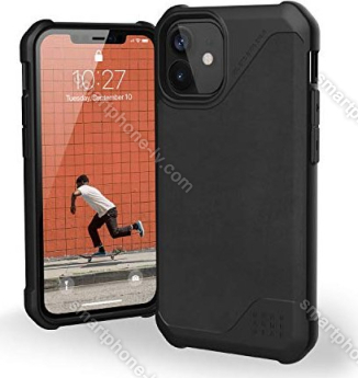 UAG Metropolis LT case for Apple iPhone 12 mini LTHR ARMR Black 
