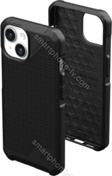 UAG Metropolis LT case with MagSafe for Apple iPhone 15 Kevlar Black 