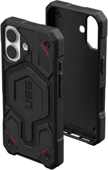UAG Monarch Pro Kevlar case with MagSafe for Apple iPhone 16 Kevlar Black
