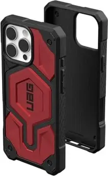 UAG Monarch Pro case with MagSafe for Apple iPhone 16 Pro Max Crimson