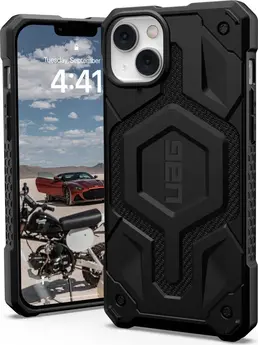 UAG Monarch Pro case with MagSafe for Apple iPhone 14 Plus Kevlar Black