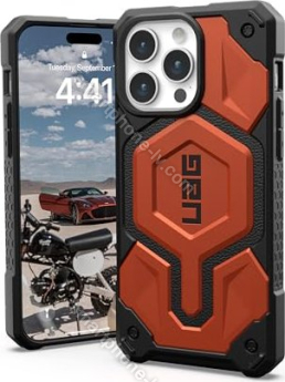 UAG Monarch Pro case with MagSafe for Apple iPhone 15 Pro Max Rust 