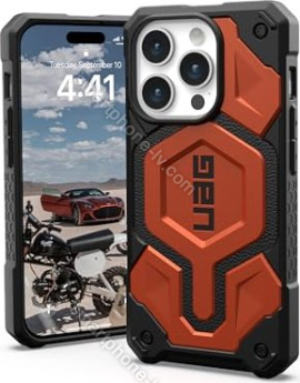 UAG Monarch Pro case with MagSafe for Apple iPhone 15 Pro Rust 