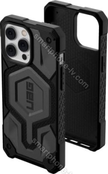 UAG Monarch Pro case with MagSafe for Apple iPhone 14 Pro Max Kevlar Silver 