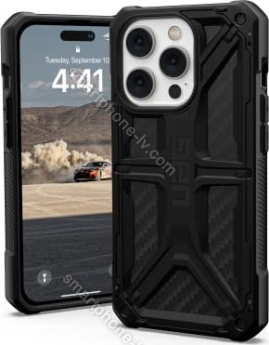 UAG Monarch case for Apple iPhone 14 Pro carbon Fiber 