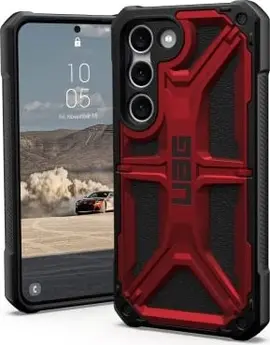 UAG Monarch case for Samsung Galaxy S23 Crimson