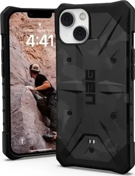 UAG Pathfinder SE Series case for Apple iPhone 14 Black Midnight Camo