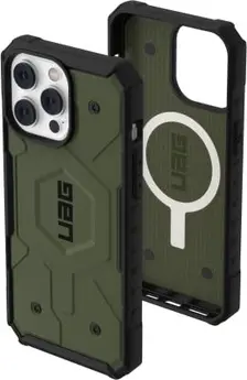 UAG Pathfinder case with MagSafe for Apple iPhone 14 Pro Max olive