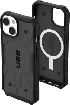 UAG Pathfinder case with MagSafe for Apple iPhone 14 silver