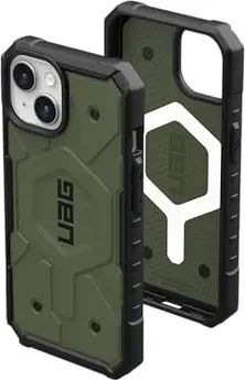 UAG Pathfinder case with MagSafe for Apple iPhone 15 olive Drab