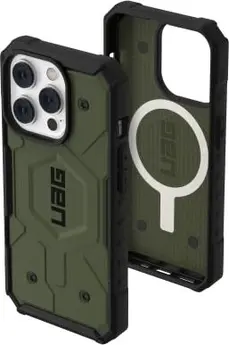 UAG Pathfinder case with MagSafe for Apple iPhone 14 Pro olive
