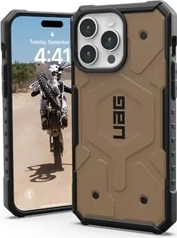UAG Pathfinder case with MagSafe for Apple iPhone 15 Pro Max Dark Earth