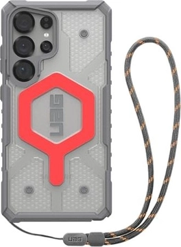 UAG Pathfinder clear Active lava case + Active lava Lanyard для Samsung Galaxy S25 Ultra