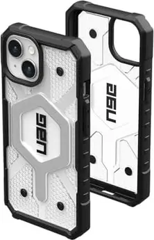 UAG Pathfinder clear case with MagSafe for Apple iPhone 15 Plus Ice