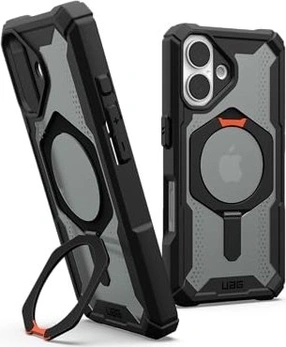 UAG Plasma XTE case для Apple iPhone 16 черный/оранжевый