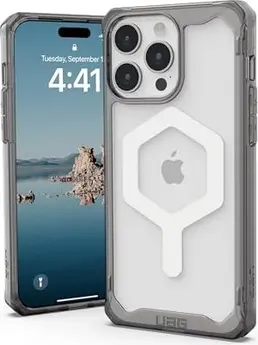 UAG Plyo case with MagSafe for Apple iPhone 15 Pro Max Ash/white