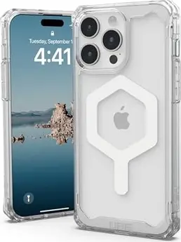 UAG Plyo case with MagSafe for Apple iPhone 15 Pro Max Ice/white