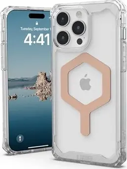 UAG Plyo case with MagSafe for Apple iPhone 15 Pro Max Ice/rose gold