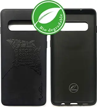 Wilma Eco case mat Manta for Samsung Galaxy S10 black