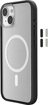 Woodcessories clear case MagSafe for Apple iPhone 14 black/clear