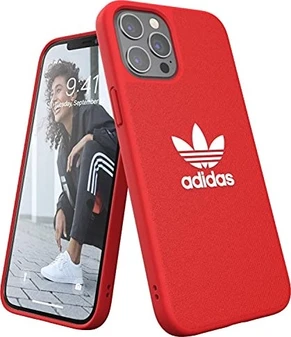 adidas Moulded case для Эпл Айфон 12 Про Макс Scarlet красный