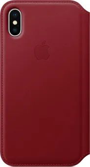 Apple кожа Folio Case для iPhone X Red