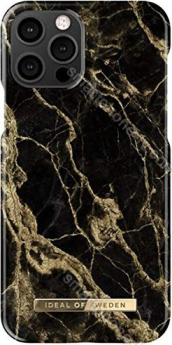 iDeal of Sweden Fashion case for Apple iPhone 12/12 Pro golden Smoke Marble 