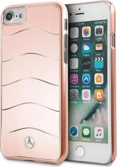 Mercedes-Benz Hard Cover Aluminium Wave VIII для Apple iPhone 7 Rose Gold