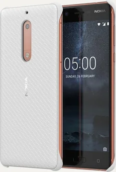 Nokia CC-803 Carbon Fibre Design Case для Nokia 5 White