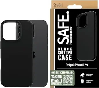PanzerGlass Safe TPU Case для Apple iPhone 16 Pro Black