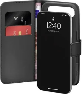 Puro Wallet Stand Case для Apple iPhone Air Black