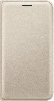 Samsung Flip Wallet для Galaxy J1 gold