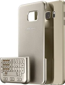 Samsung Keyboard Cover QWERTZ для Galaxy S6 Edge+ gold