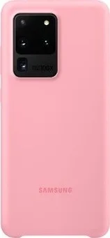 Samsung Silicone Cover для Galaxy S20 Ultra Pink