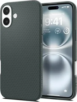 Spigen Liquid Air для Apple iPhone 16 Plus Abyss Green