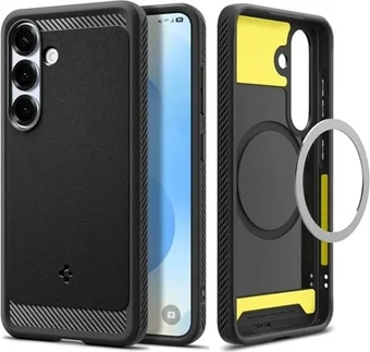 Spigen Rugged Armor (MagFit) для Samsung Galaxy S25 Matte Black