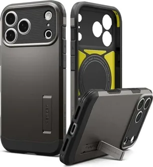 Spigen Tough Armor T (MagFit) для Apple iPhone 17 Pro gunmetal