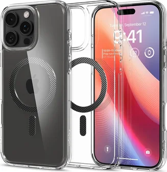 Spigen Ultra Hybrid (MagFit) для Apple iPhone 16 Pro Max Carbon fiber
