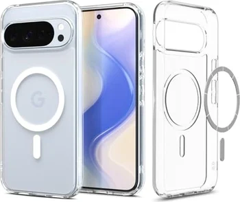 Spigen Ultra Hybrid Metal Ring (MagFit) для Google Pixel 10 Pro XL Clear White