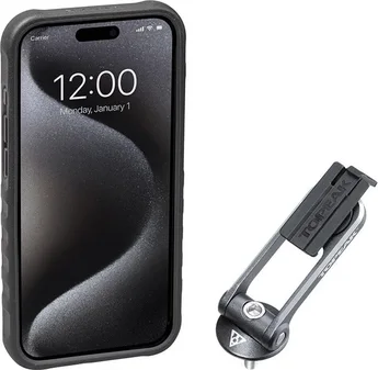 Topeak RideCase inkl. Halterung для Apple iPhone 15 Pro Black
