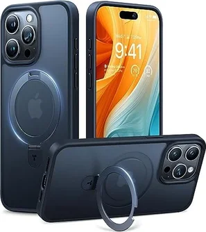 Torras Ostand Magsafe Case with Stand для Apple iPhone 15 Pro Max Black