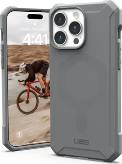 UAG Essential Armor Case with MagSafe для Apple iPhone 15 Pro Max Silver